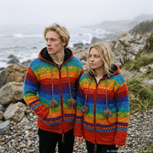 rasta wool jacket for men and women