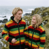 rainbow rasta wool jacket for men and women