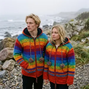 rasta wool jacket for men and women