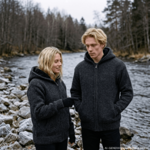 black grey charcoal jacket