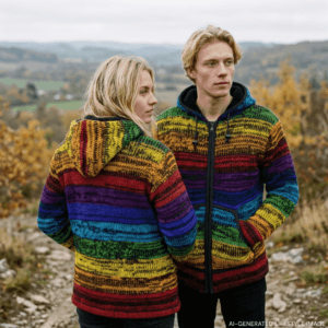 rasta wool jacket for men and women