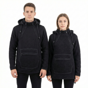 Unisex Jacket- Black Side Chain