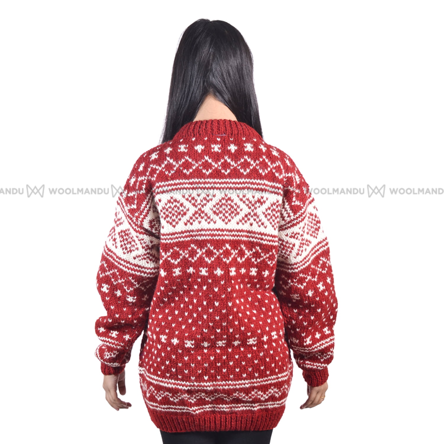 Red and White Christmas Sweater