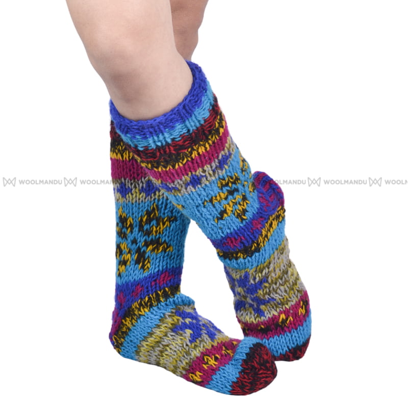 Socks Turquoise Mix