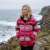 Pink Striped Jacket