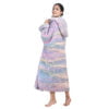 Pastel Colors Hand Knitted Wearable Blanket
