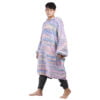 Pastel Colors Hand Knitted Wearable Blanket