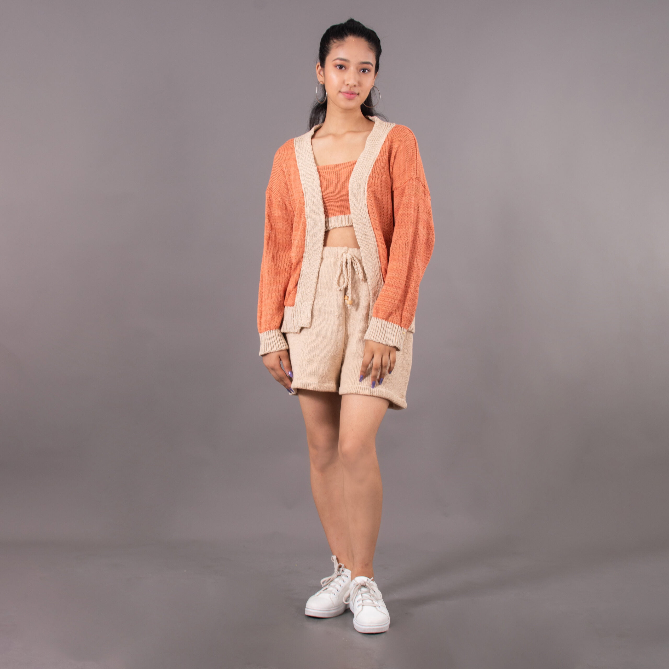Top – Cream and Peach
