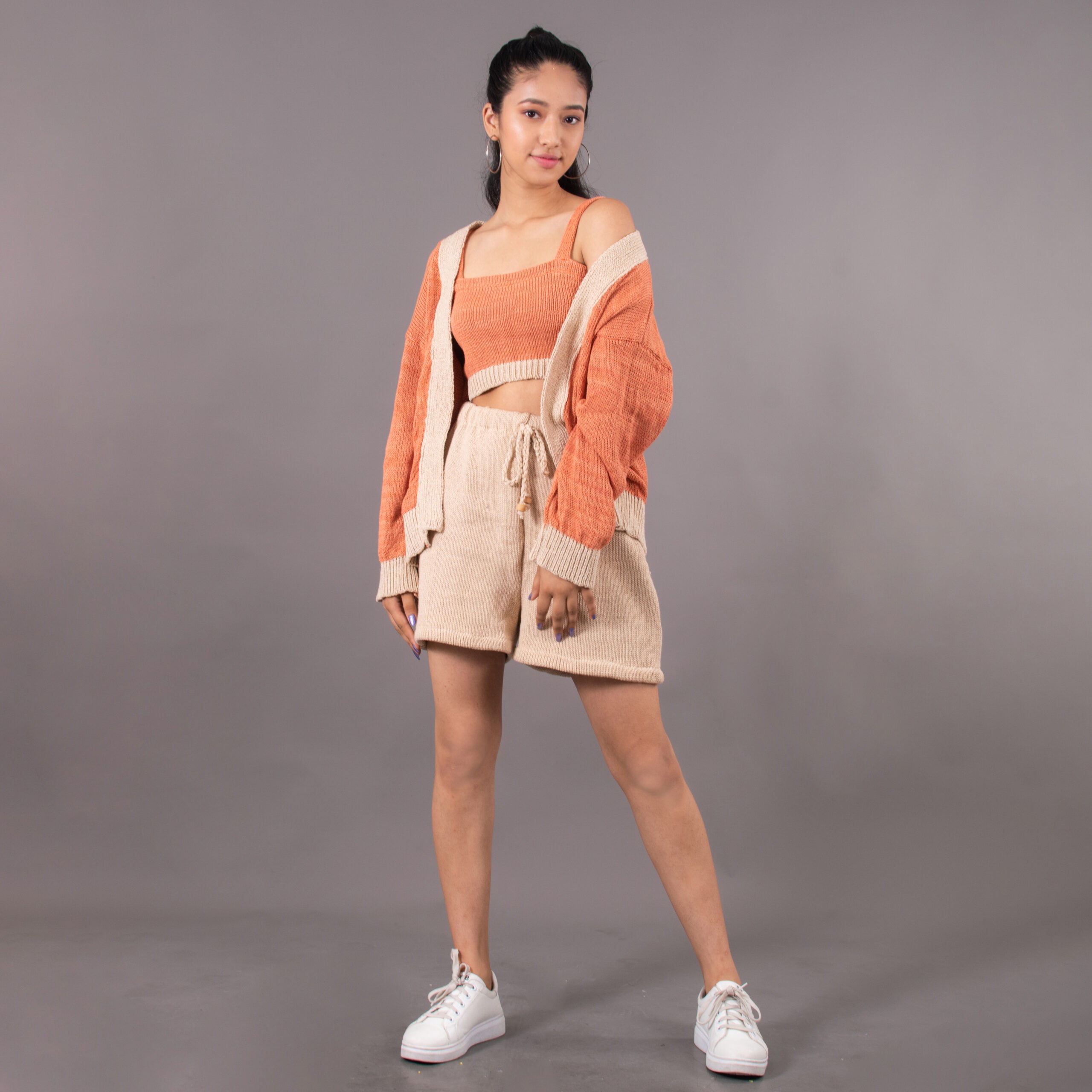 Top – Cream and Peach