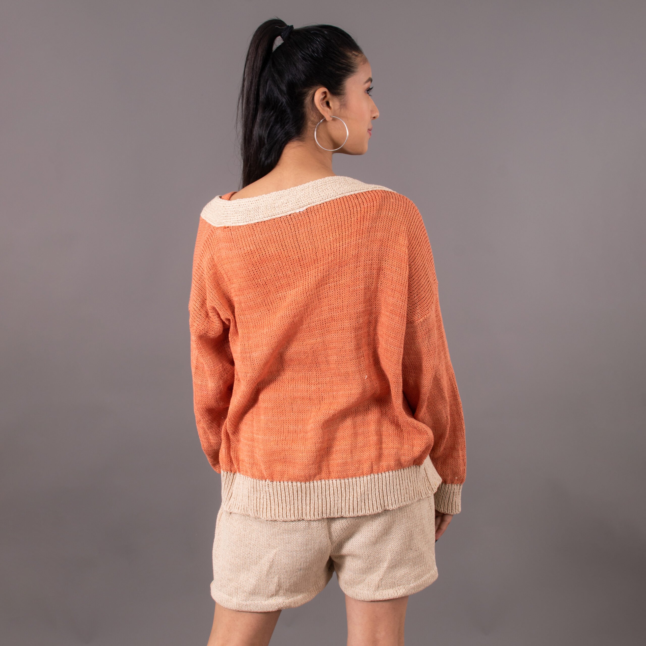 Top – Cream and Peach