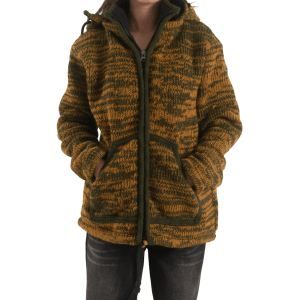 Woolen Jacket For Women - Mustard Color