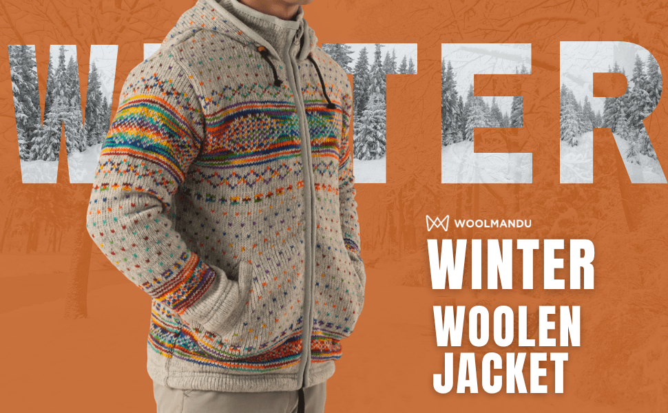 Woolen Jacket For Men