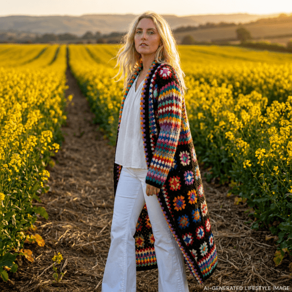 black wool cardigan for women