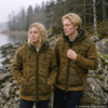 mustard wool jacket for men and women