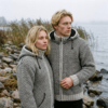 grey birdseye jacket