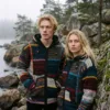 patchwork muliticolor jacket