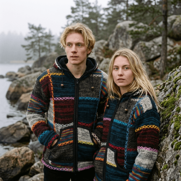 patchwork muliticolor jacket