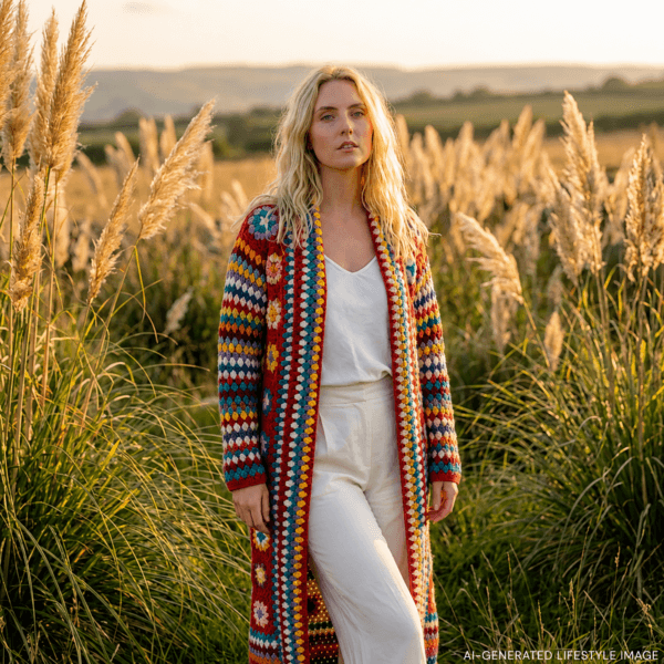 wool cardigans for women - red