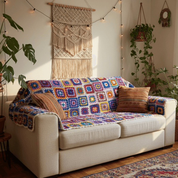 Wool Sofa Couch Cover Blanket