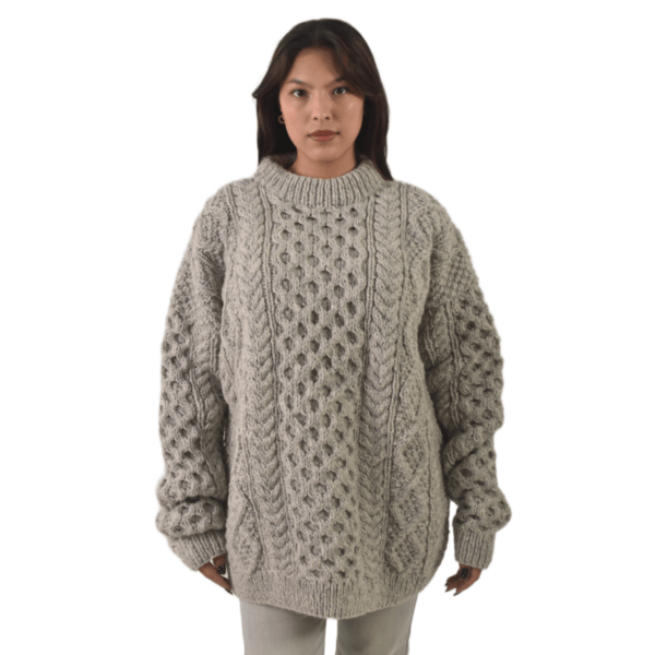 cable knit sweater