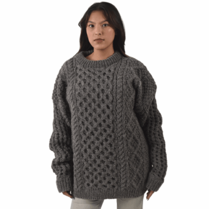 cable knit sweater