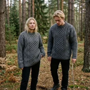 cable knit sweater