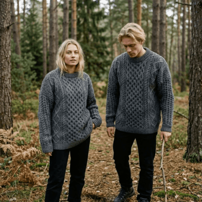 cable knit sweater