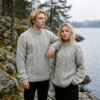 cable knit sweater