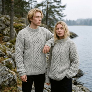 cable knit sweater