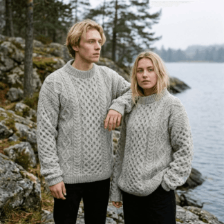 cable knit sweater