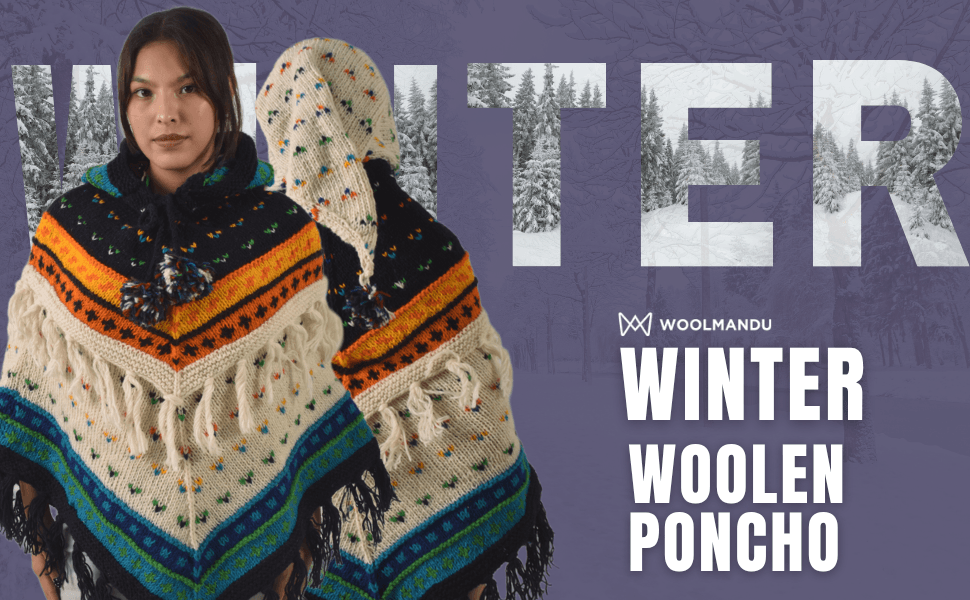 wool poncho for women