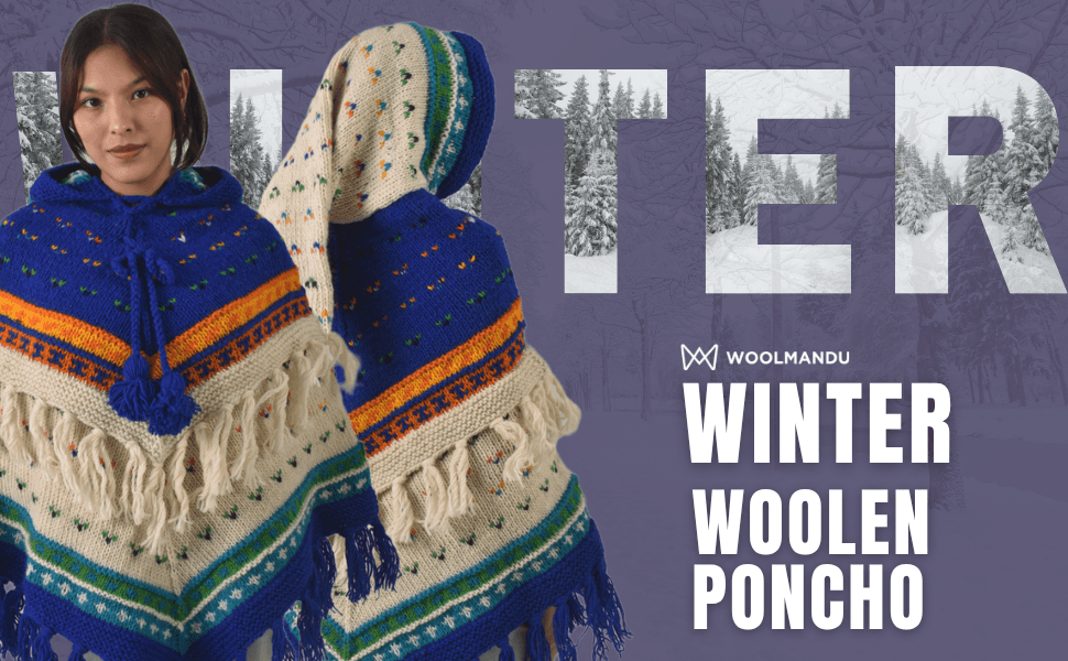 wool poncho for women