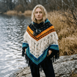 wool poncho for women