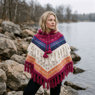 wool poncho for women